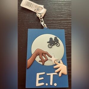 E.T. The Extra-Terrestrial Iconic Movie Poster 3D Foam Bag Clip/Key Chain - NWT